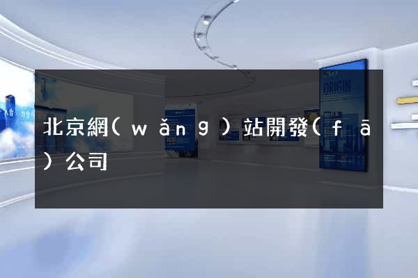 北京網(wǎng)站開發(fā)公司