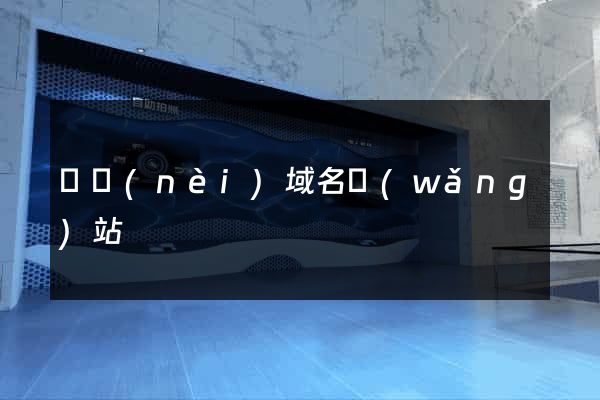 國內(nèi)域名網(wǎng)站