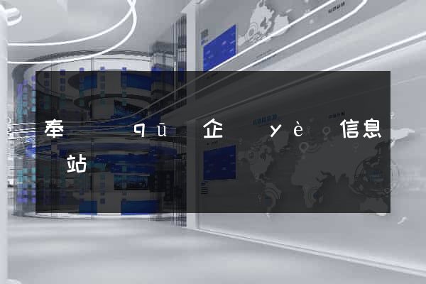 奉賢區(qū)企業(yè)信息網站