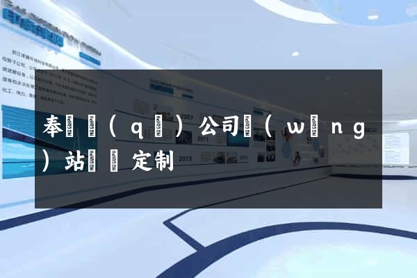 奉賢區(qū)公司網(wǎng)站設計定制