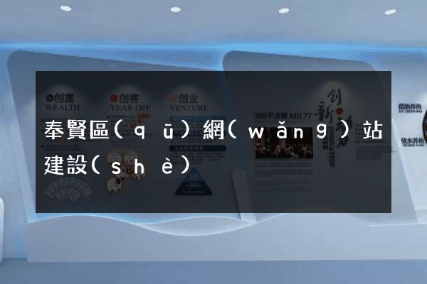 奉賢區(qū)網(wǎng)站建設(shè)