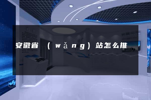 安徽省網(wǎng)站怎么推廣
