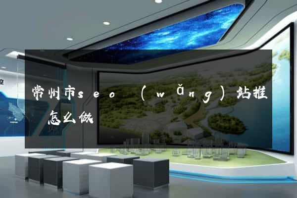 常州市seo網(wǎng)站推廣怎么做