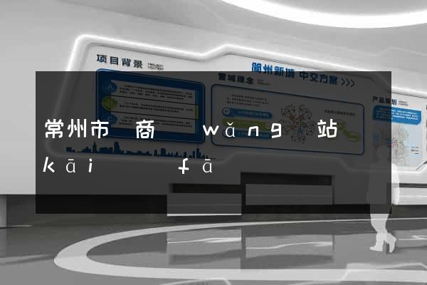 常州市電商網(wǎng)站開(kāi)發(fā)