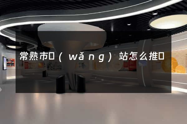 常熟市網(wǎng)站怎么推廣