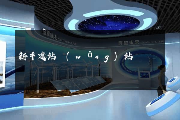 新手建站網(wǎng)站