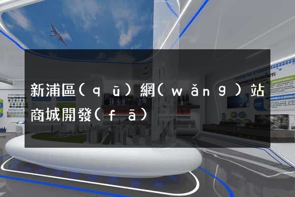 新浦區(qū)網(wǎng)站商城開發(fā)