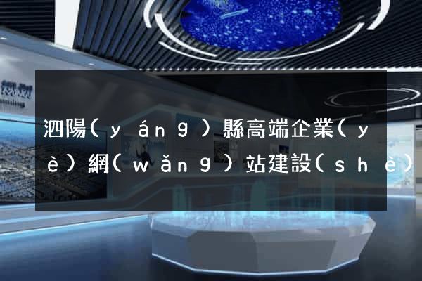 泗陽(yáng)縣高端企業(yè)網(wǎng)站建設(shè)公司