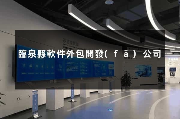 臨泉縣軟件外包開發(fā)公司