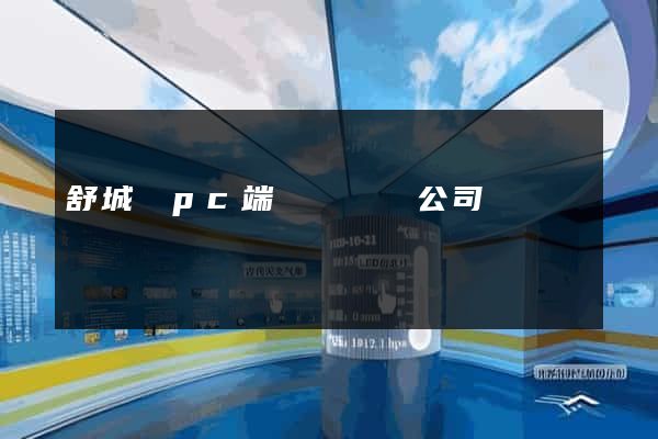 舒城縣pc端網頁設計公司