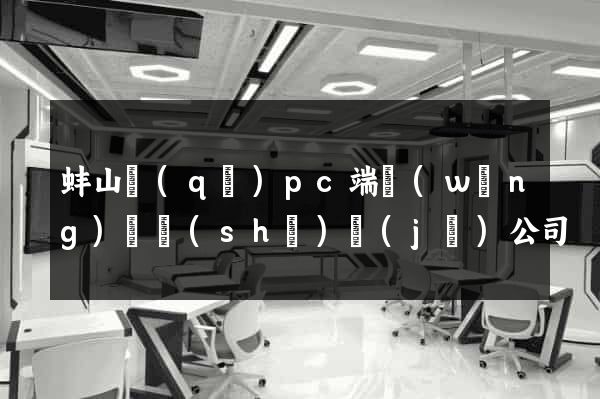 蚌山區(qū)pc端網(wǎng)頁設(shè)計(jì)公司