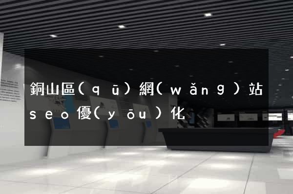 銅山區(qū)網(wǎng)站seo優(yōu)化