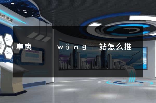 阜南縣網(wǎng)站怎么推廣