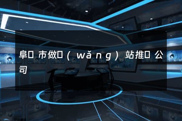 阜陽市做網(wǎng)站推廣公司