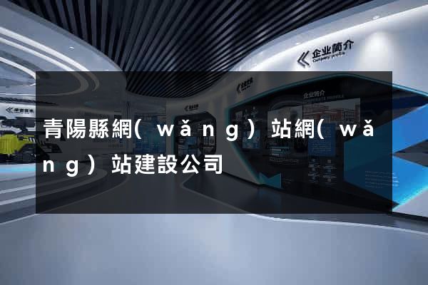 青陽縣網(wǎng)站網(wǎng)站建設公司