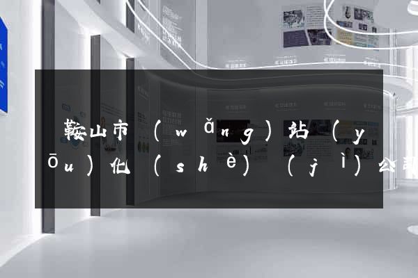 馬鞍山市網(wǎng)站優(yōu)化設(shè)計(jì)公司