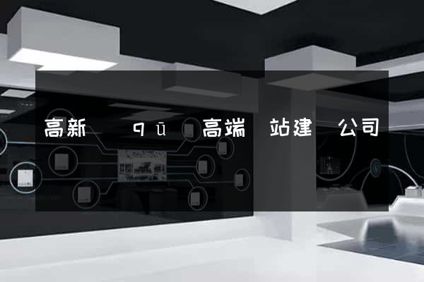 高新區(qū)高端網站建設公司